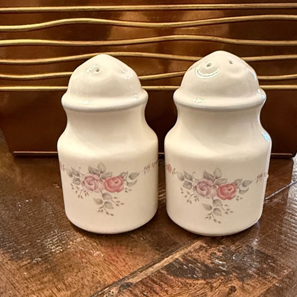 Pfaltzgraff Trousseau Salt & Pepper Shakers- Retired